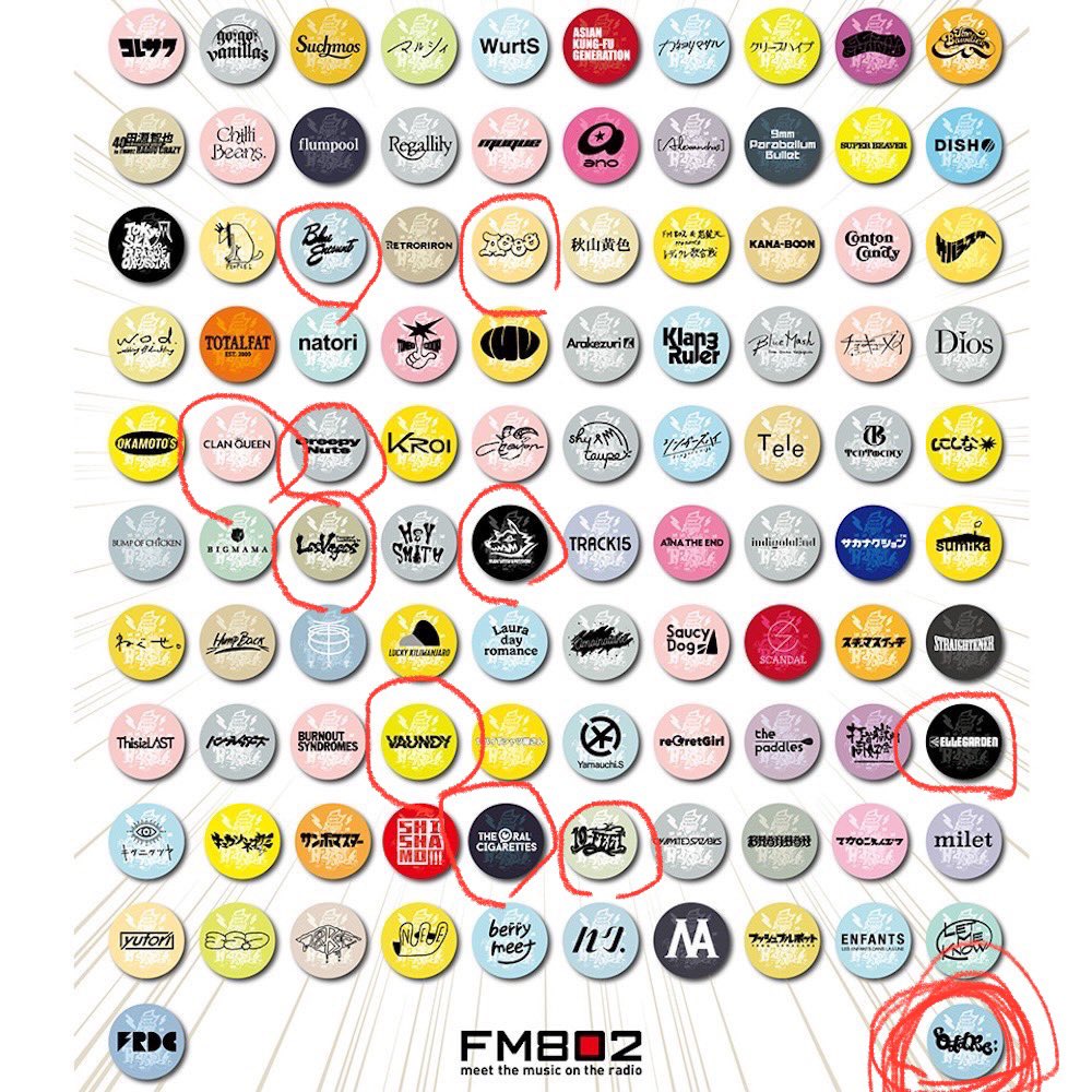 この辺の缶バッジが欲しいかな？？🤔 OddRe:は最重要