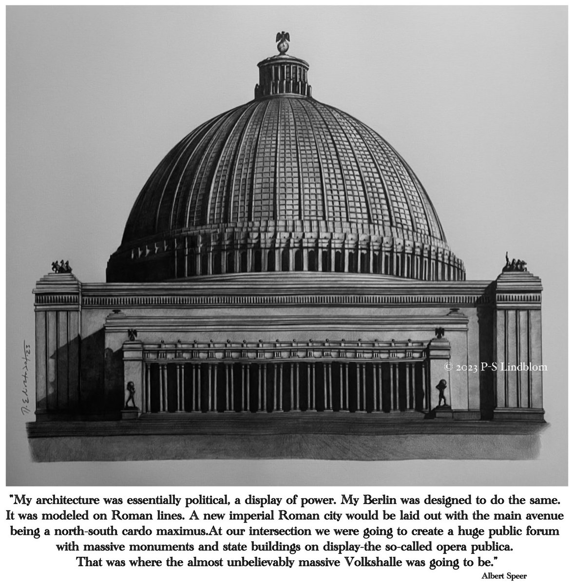 My architecture was essentially political, a display of power