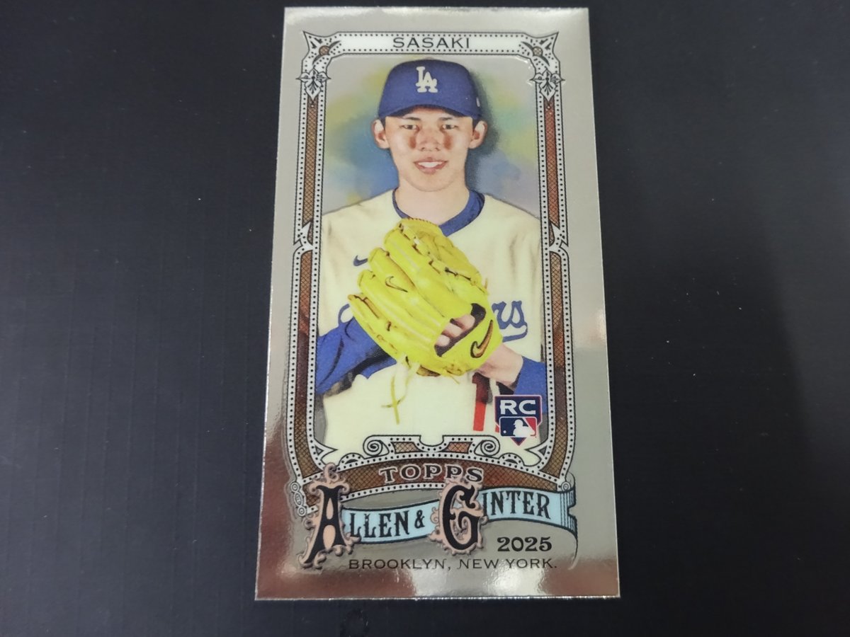 ドジャース ) 佐々木朗希 RC MINI CHROME