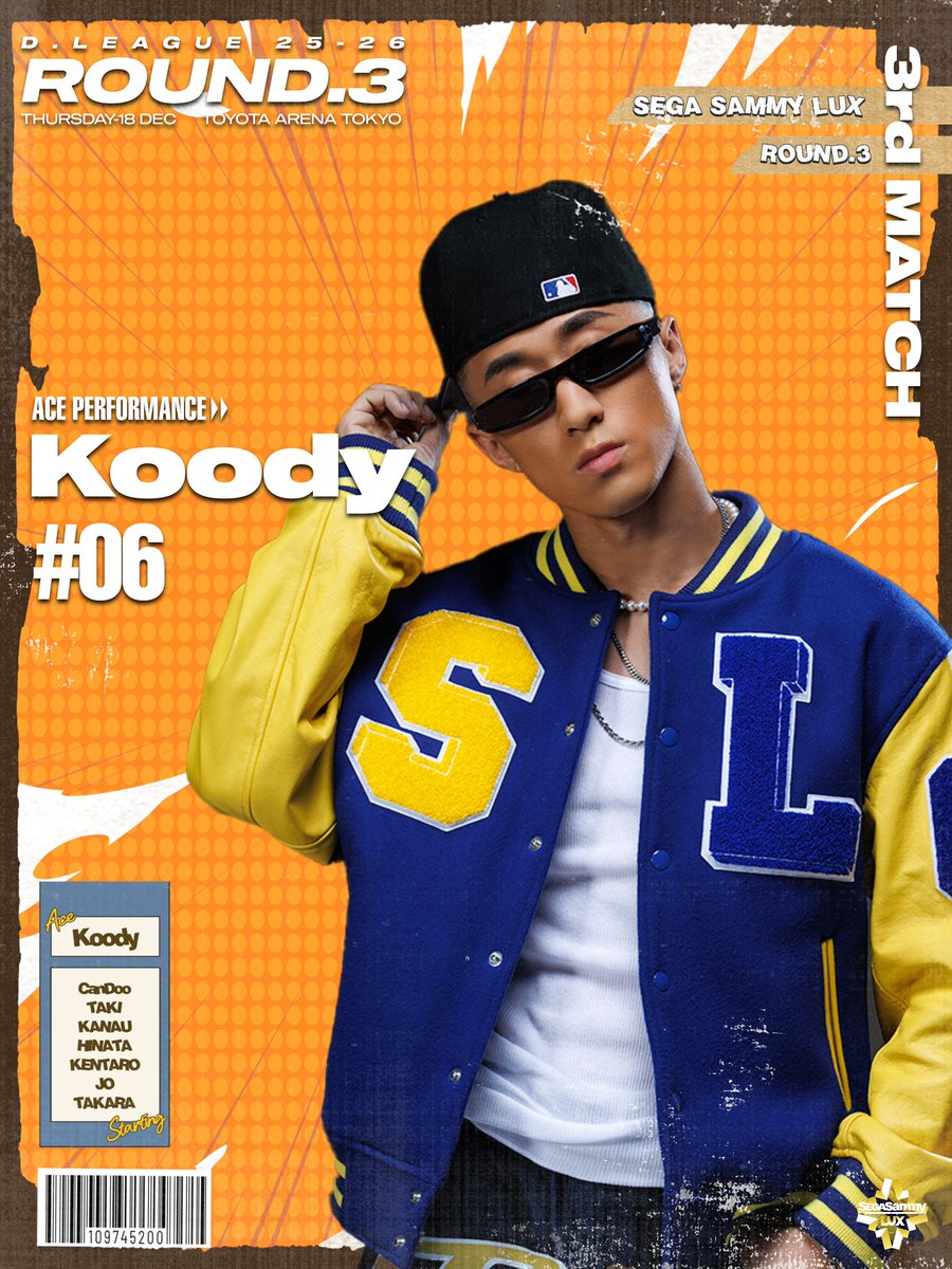 SEGA Sammy LUX NOSUKE TAKIベア 5 NOSUKE | D.LEAGUE（Dリーグ）
