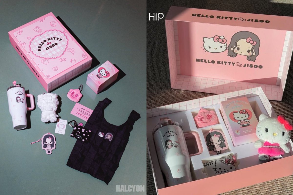 JISOO x HELLO KITTY collaboration. “Hello Kitty, a global cultural