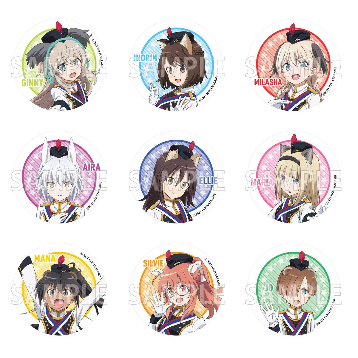 ルミナスウィッチーズ 声優陣 サイン色紙 ストライクウィッチーズ 特典