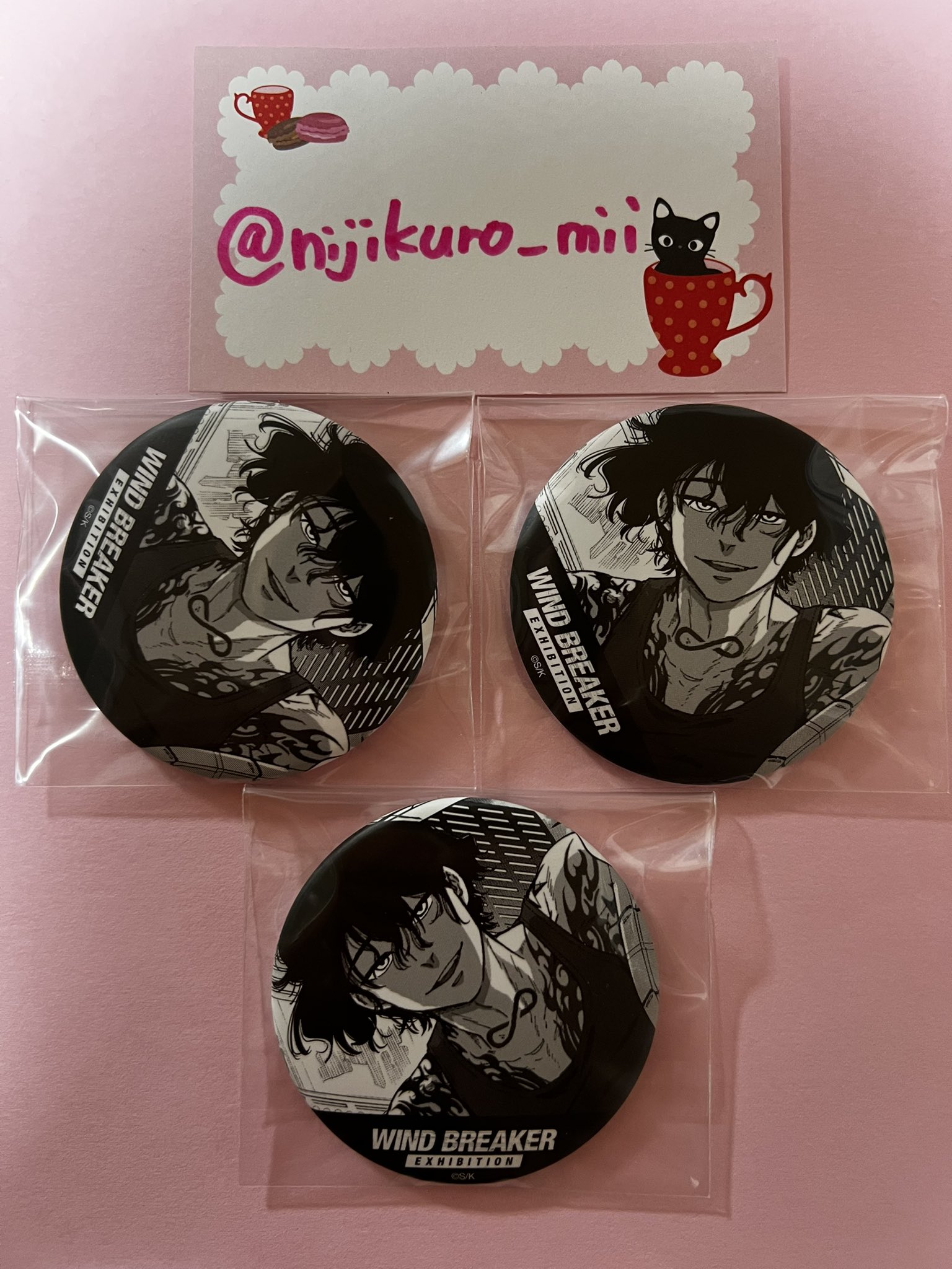 WIND BREAKER】 TSUTAYA 原画缶バッジ 棪堂哉真斗まとめ売り WIND