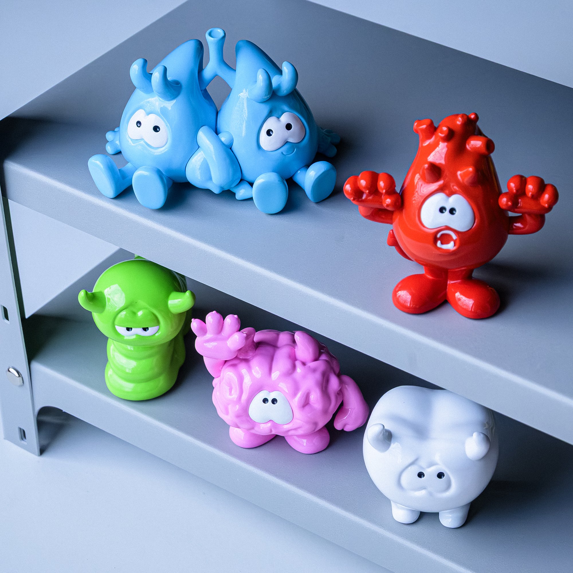 GAME × 刃牙 × HUMAN ROBOT - GhosTee 3体 GAME × 刃牙 × HUMAN ROBOT