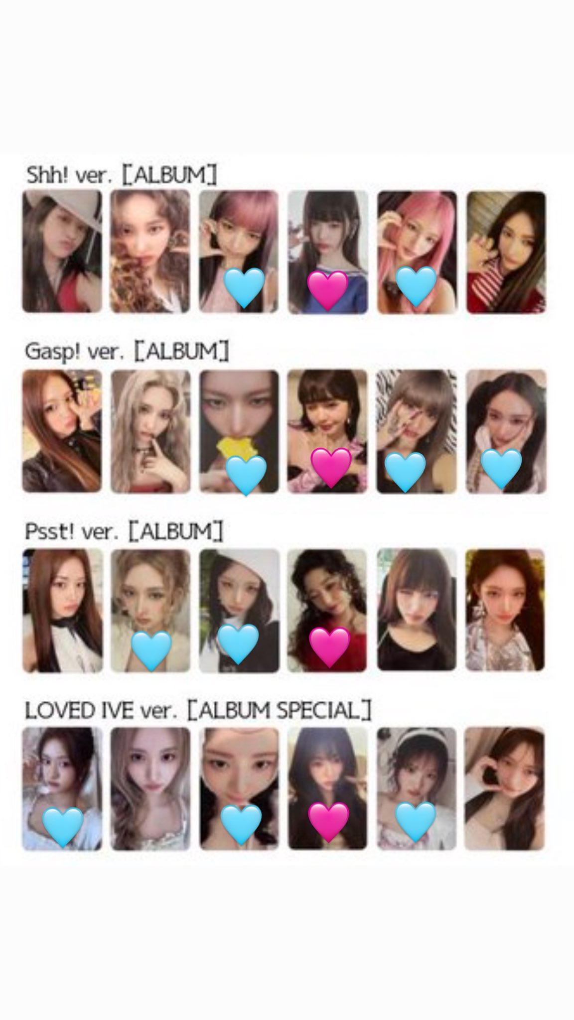 IVE トレカ SECRET 会場限定 10/12 東京 6種コンプ ×3 IVE 10/12