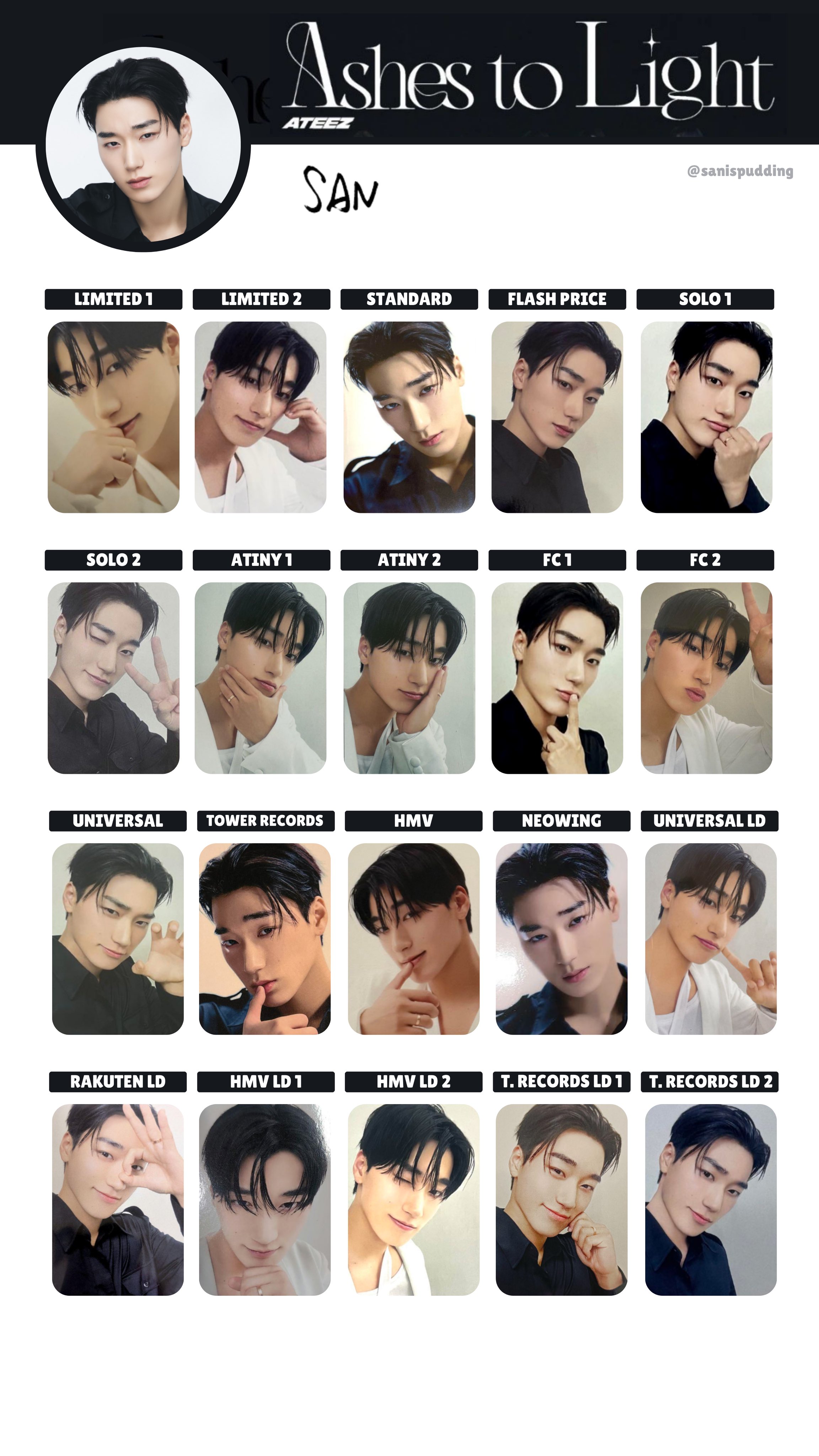 ATEEZ サイン入りトレカセット ATEEZ アチズ ミンギ 直筆サイン入り