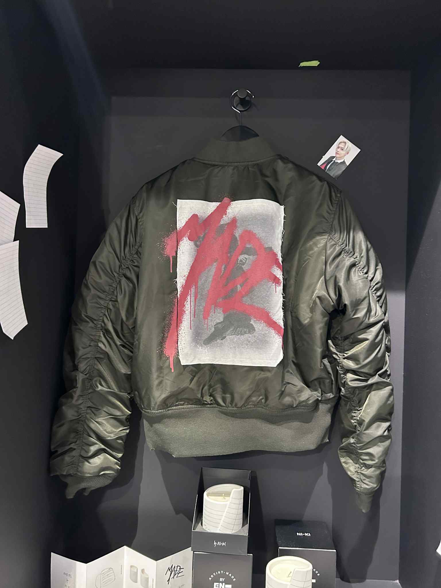 ENHYPEN ニキairtistmade MA-1 JACKET Mサイズ ENHYPEN Artist-Made NI