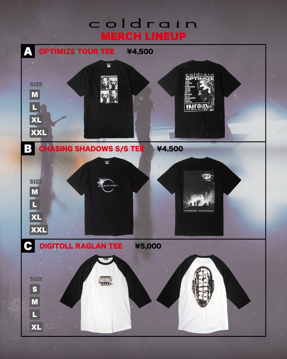 ONE MAN JAPAN TOUR 2025 OPTIMIZE 🔥ツアーグッズ解禁🔥 各アイテム