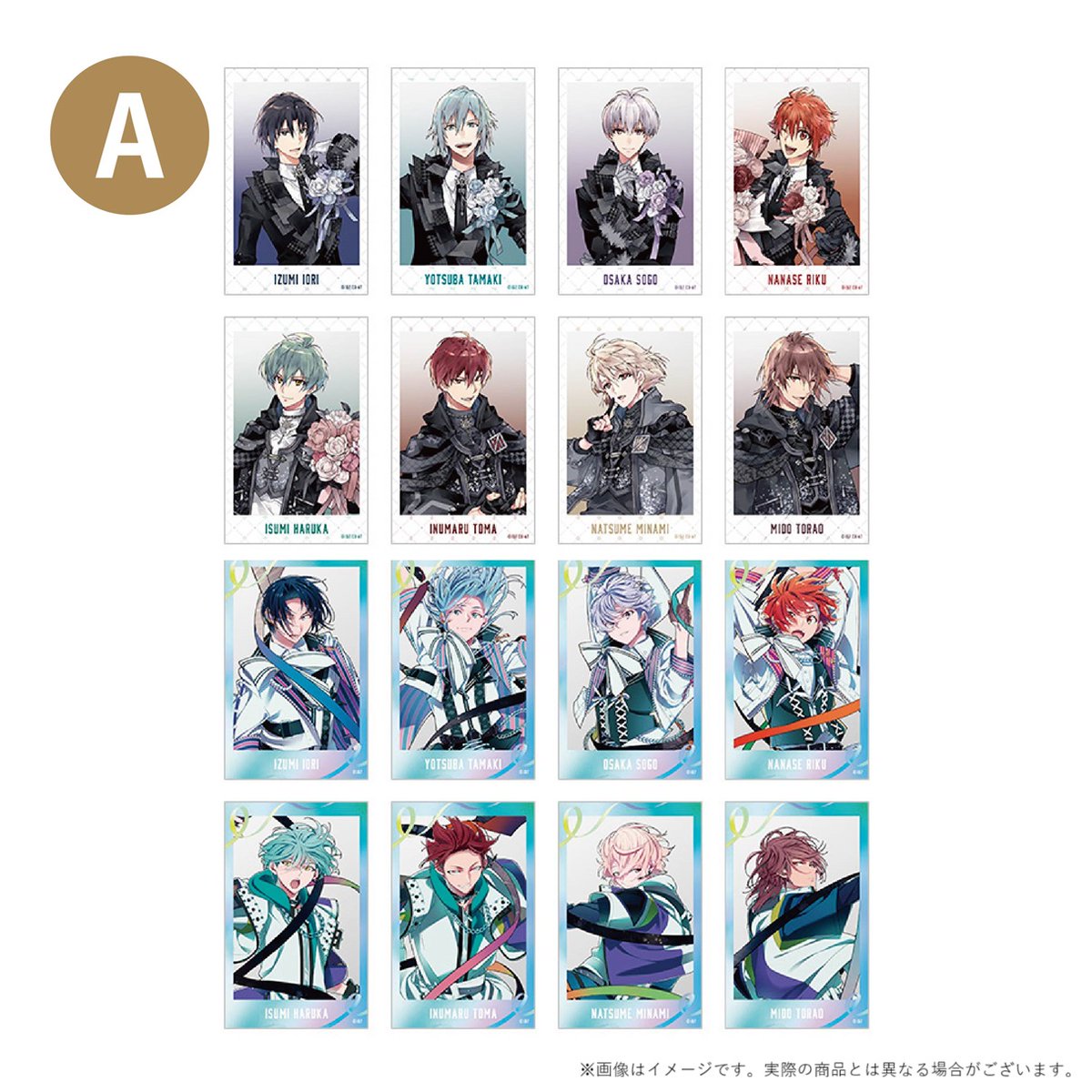 イベントグッズ紹介】 ランダムアクリルフォトカード（A／B） ￥800