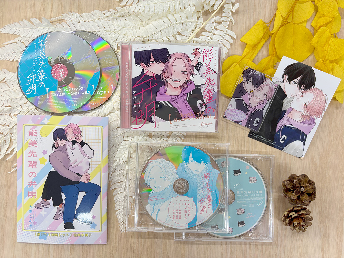 ドラマCD&小冊子 能美先輩の弁明セット アニメイト とらのあな 大麦こ