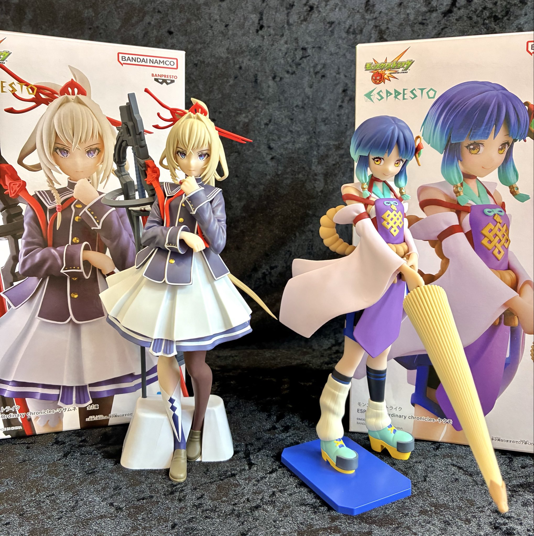 モンスト ヤクモ マサムネ フィギュア 12体セット ナムコ限定 モンスト