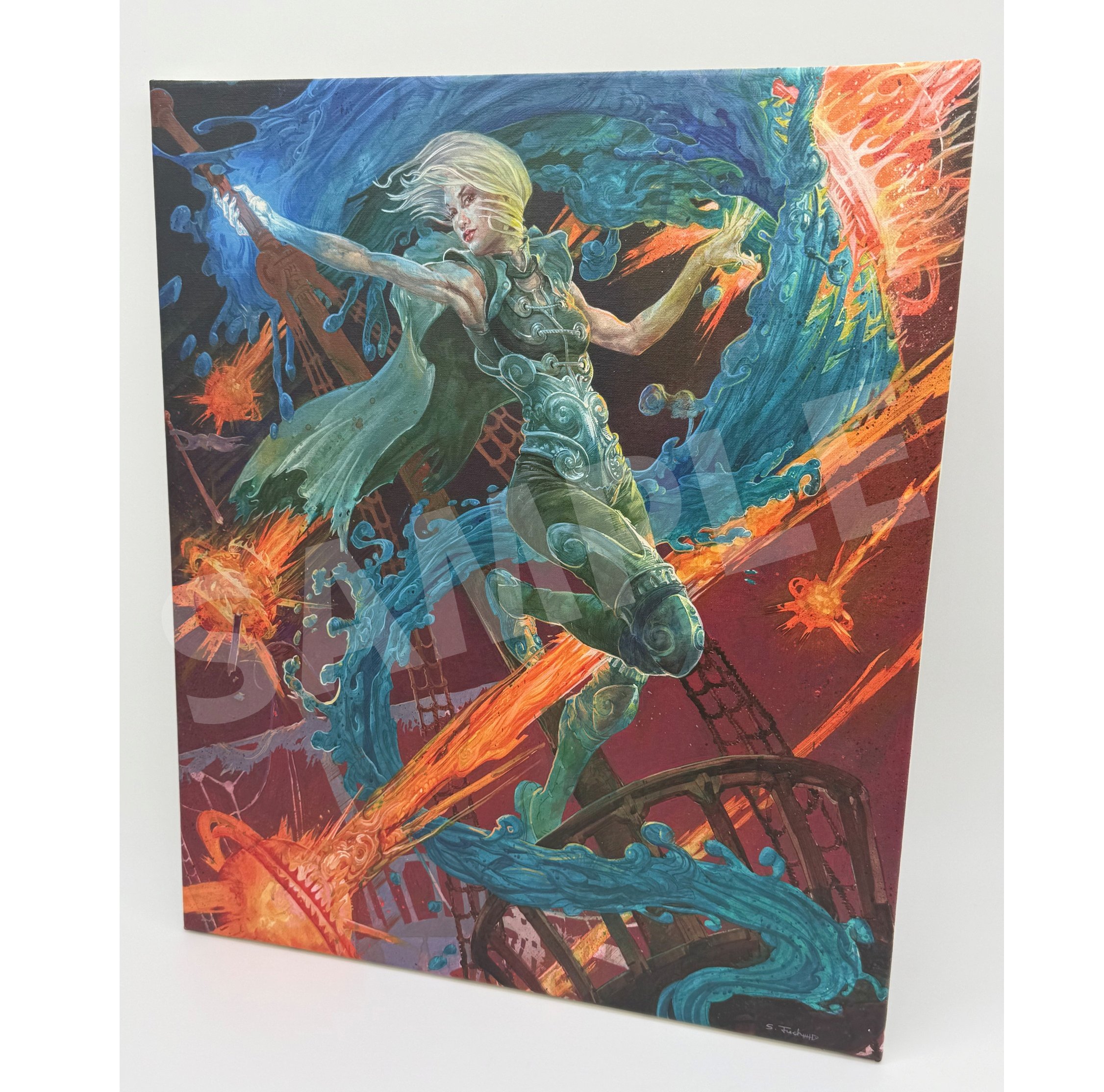 卑劣な毒攻め キャンバスアート マジック大戦祭 MTG 卑劣な毒攻め