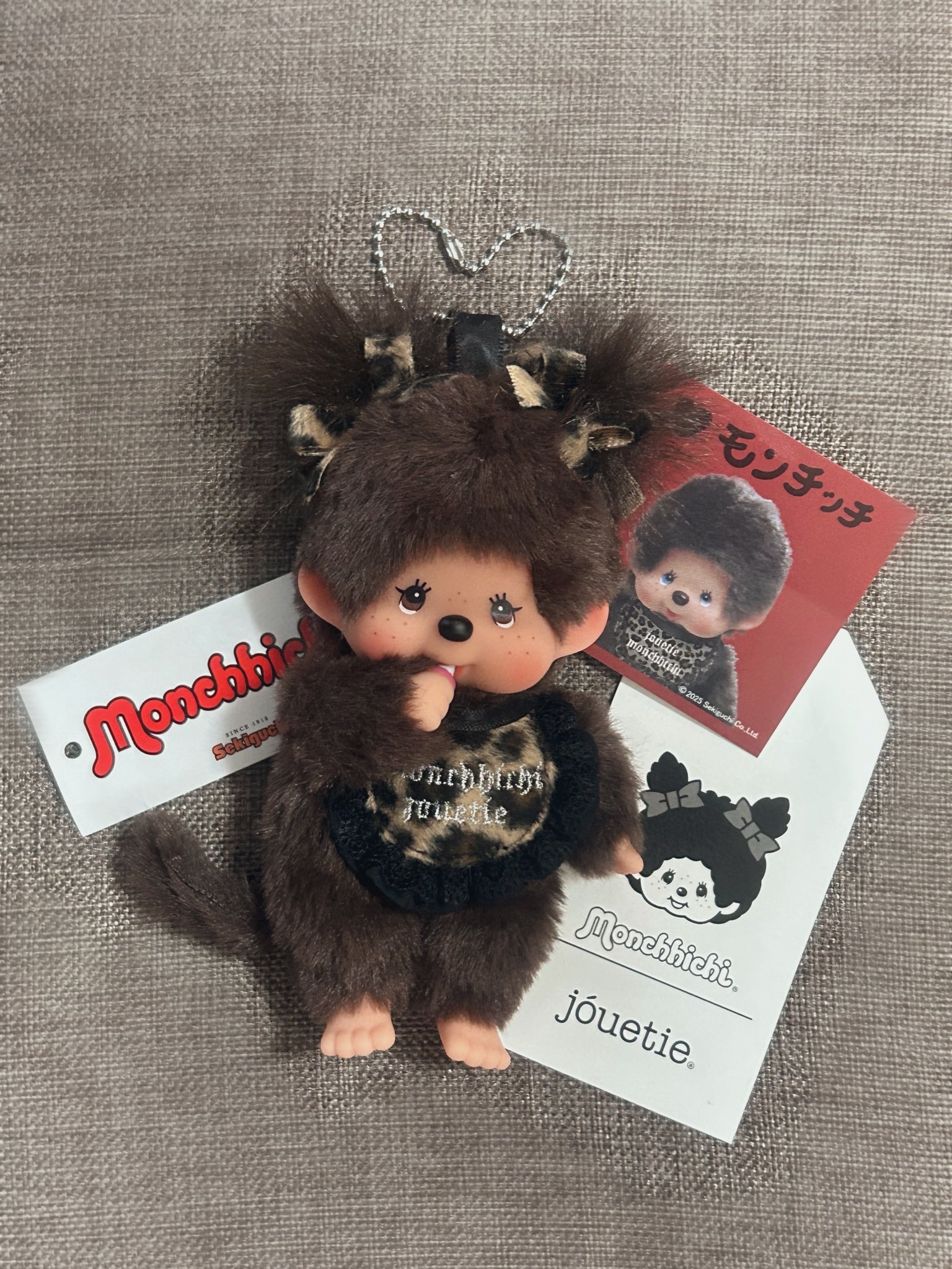 モンチッチ×ジュエティ レオパード キーチェーン monchhichi×jouetie
