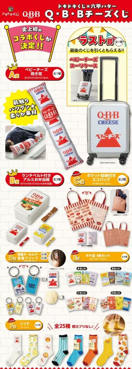 ドキドキくじ『QBBチーズ』販売店はどこ？コンビニは？景品内訳