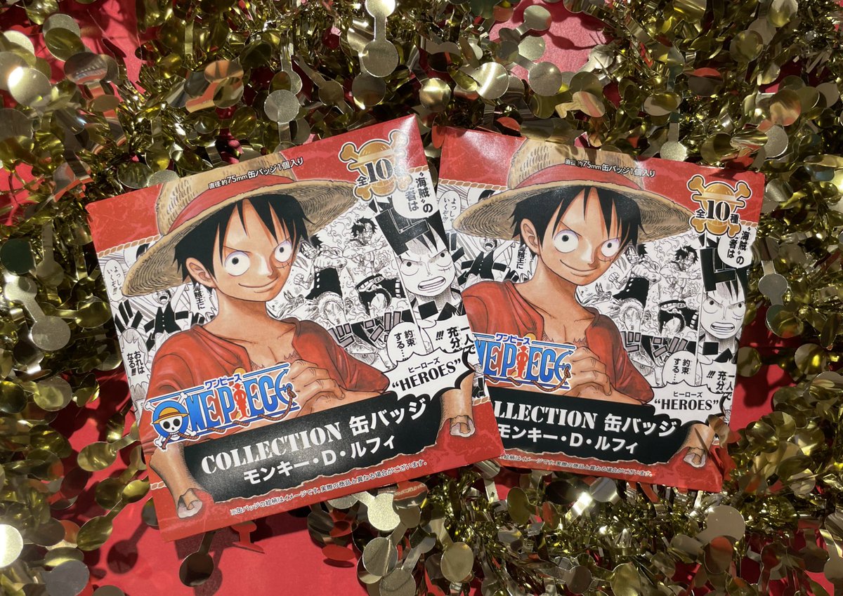 ONE PIECE ワンピース 輩缶バッジ 海賊袋 2015年 ルフィ ONE PIECE