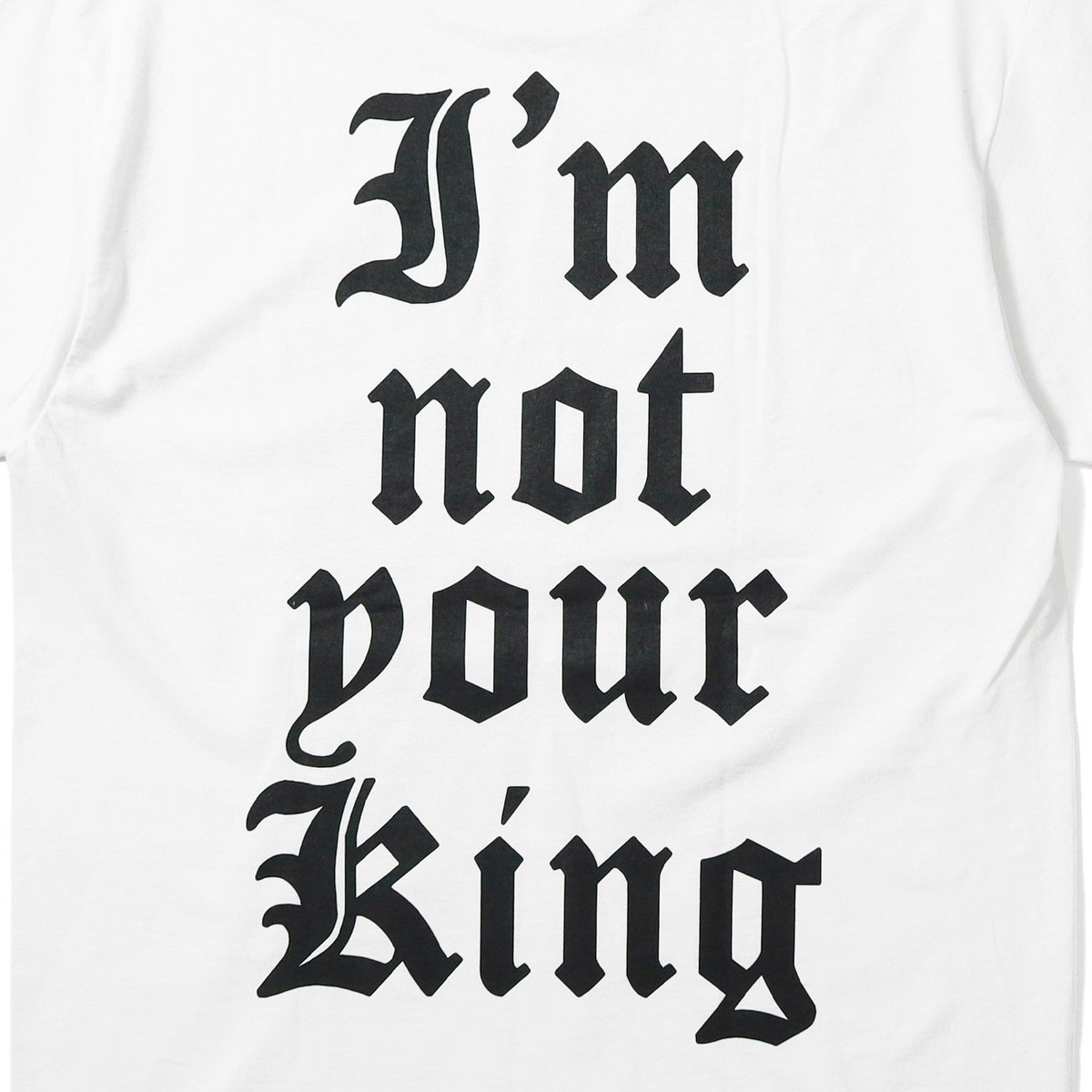 The BONEZ I'm Not Your King CROWN Tシャツ Goods Info】 Crown Tee
