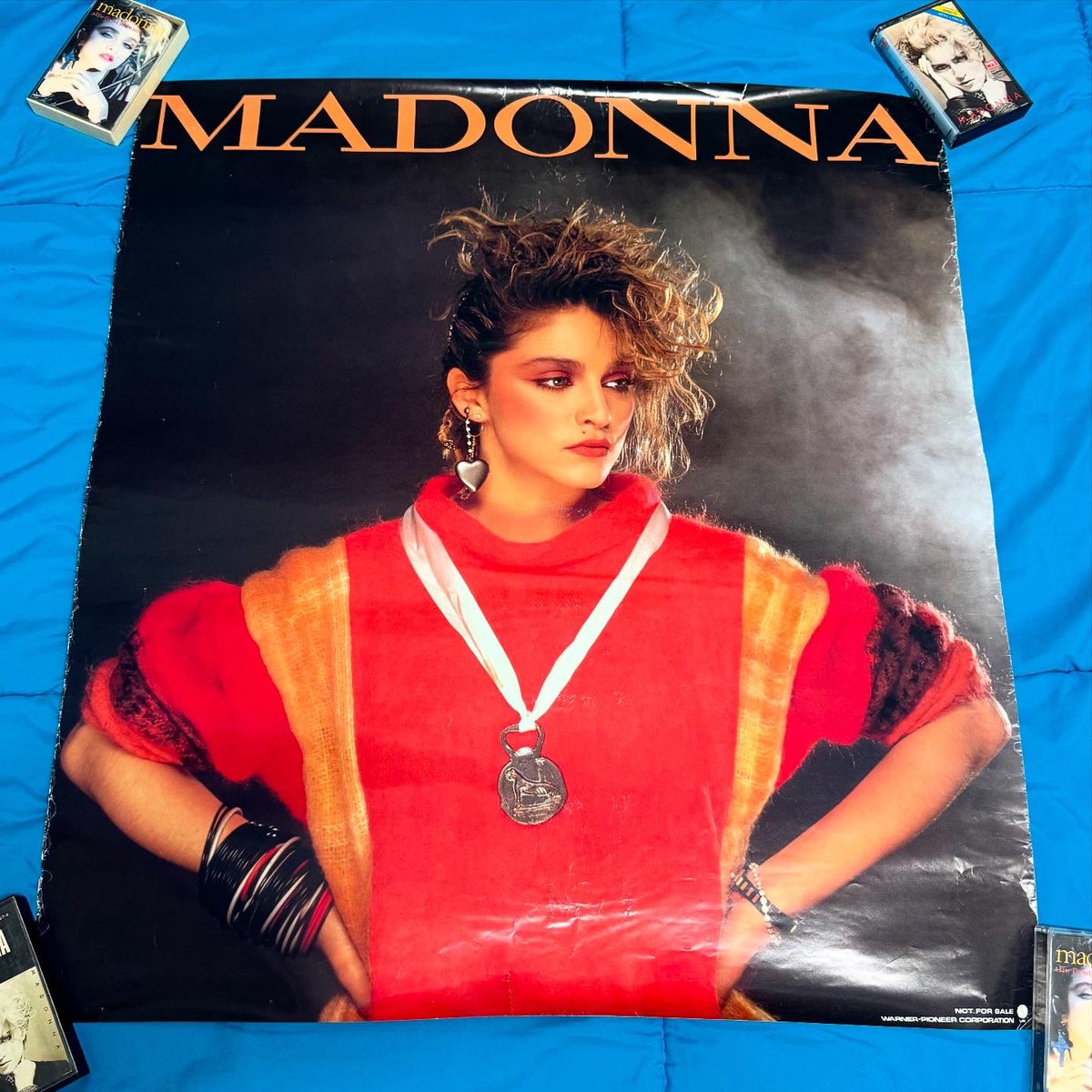 This rare 1984-1985 @madonna Like A Virgin era promo poster from