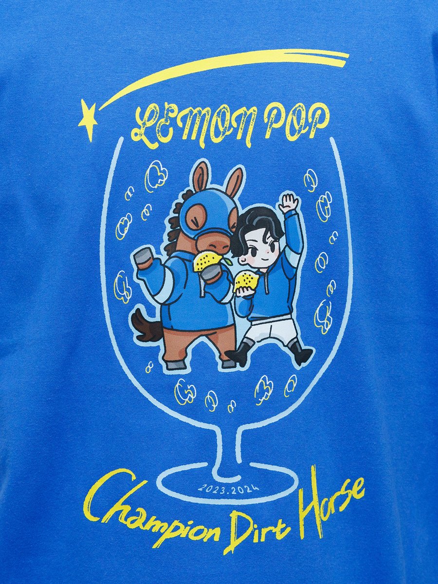 レモンポップ の オリジナルグッズは、お尻レモン、坂井瑠星騎手との