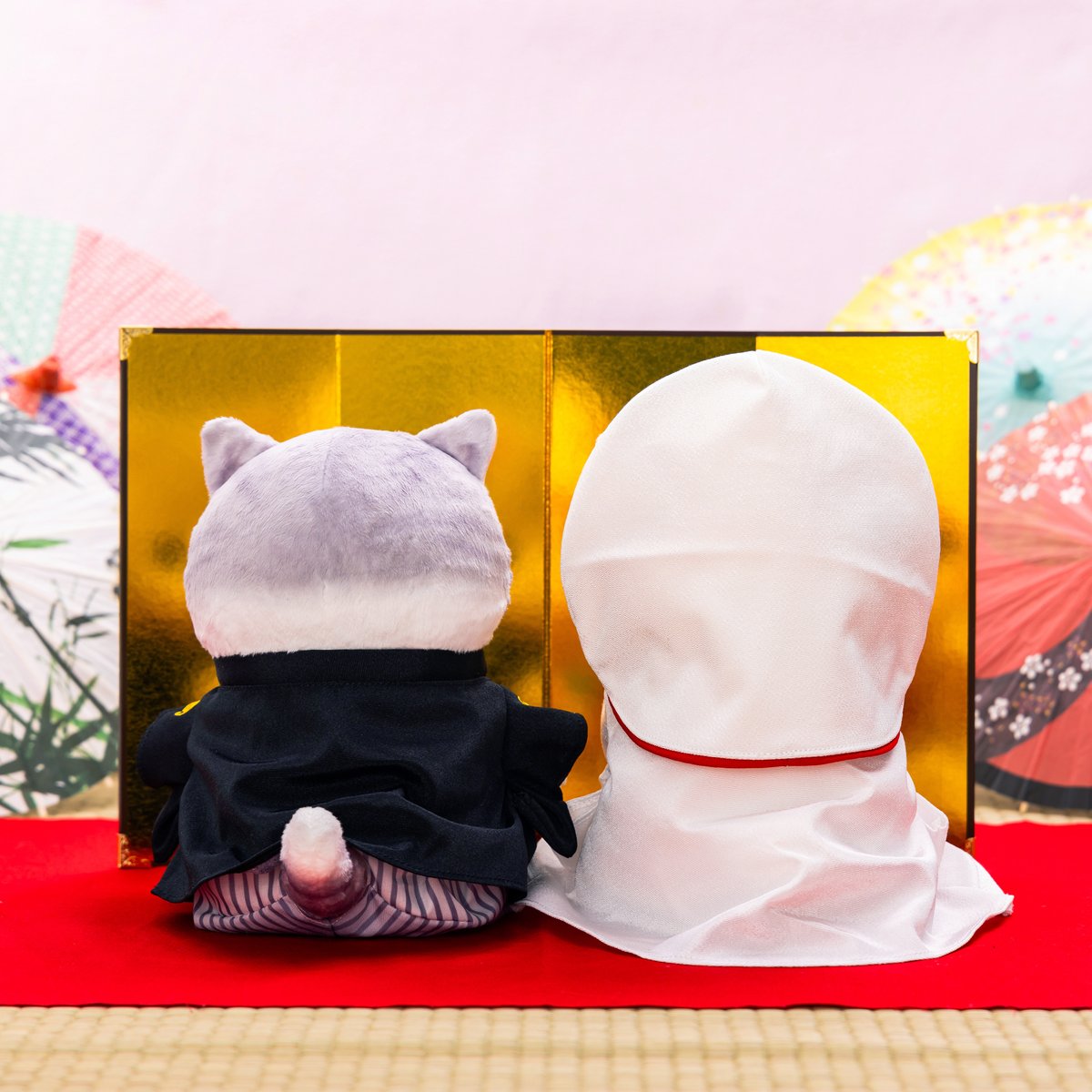 🌸来週から予約開始🌸 #mofusand 『にゃんこの和装ウェディングペア