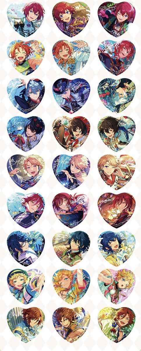 あんスタ 傾心缶バッジ 渉 代行】偶像夢幻祭 中国限定 傾心ハート缶