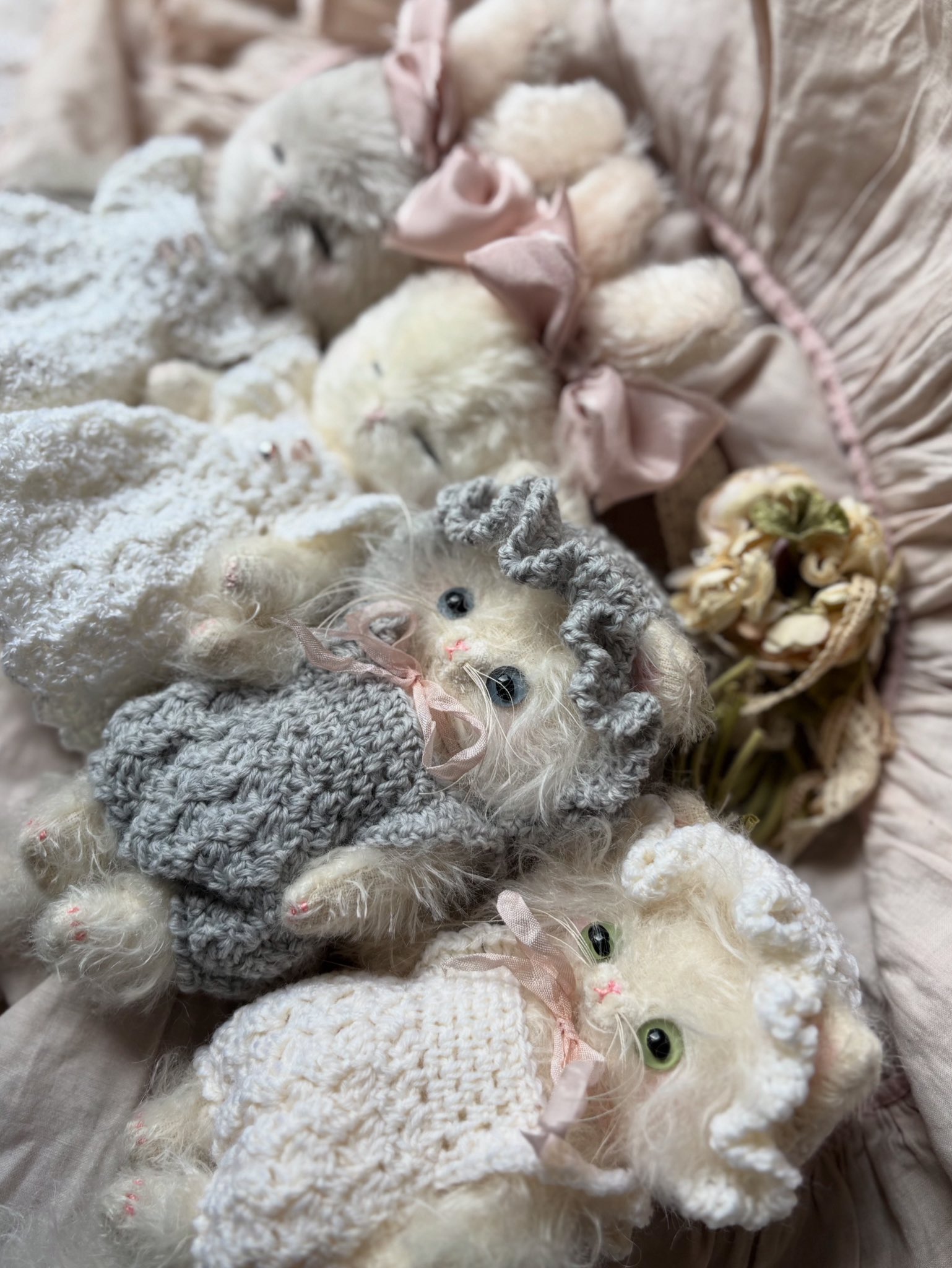 テディーベア作家、加茂美智子／Kamoの手作りの可愛いクマです