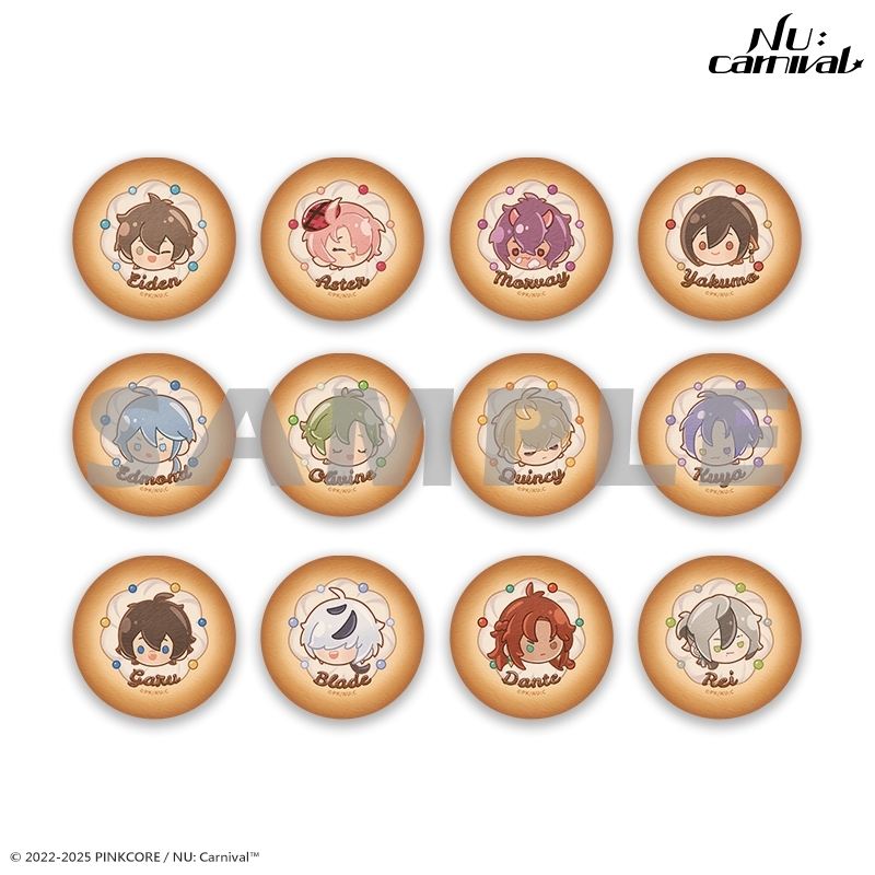 Nu:カーニバル 1周年 誕生日シリーズ エイト 缶バッジ 10点 Nu