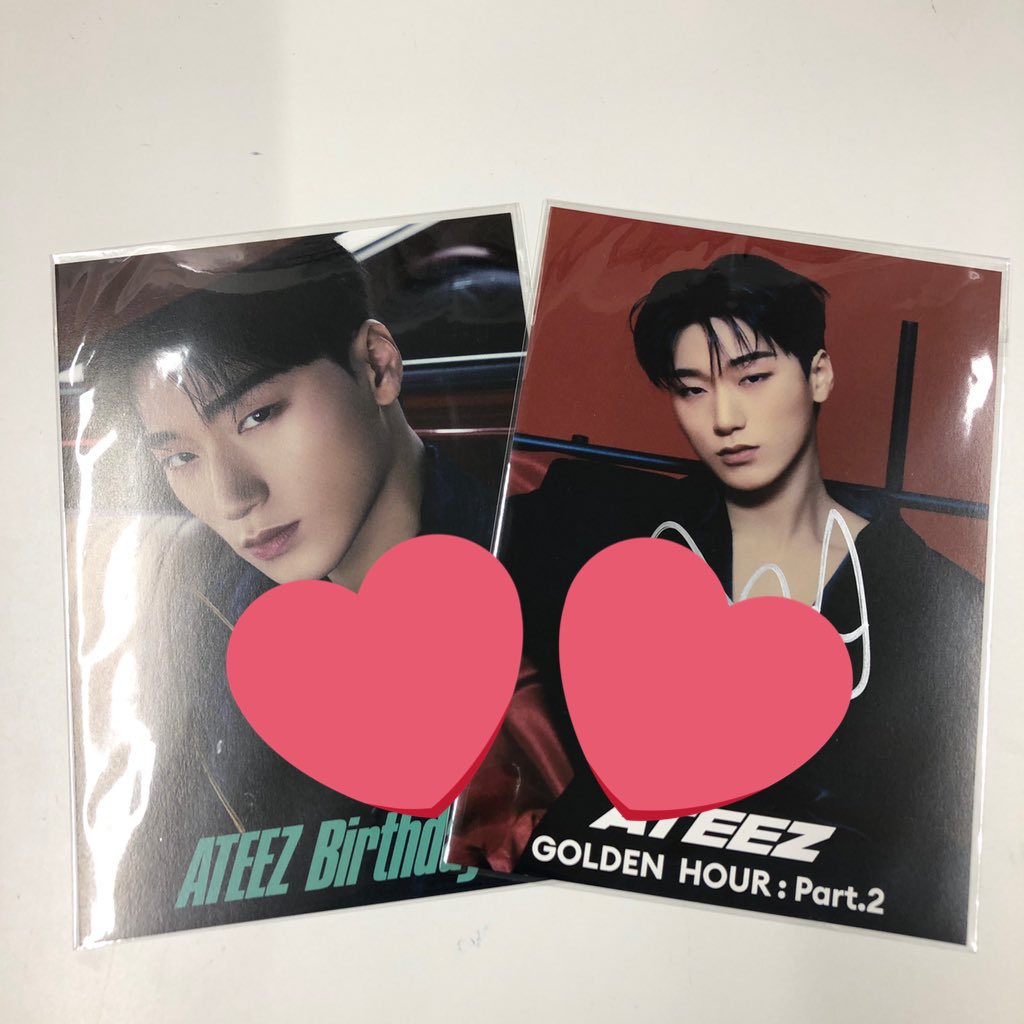 ATEEZ ソンファ 直筆サイン ポラロイド アチズ 성화 チェキ ATEEZ