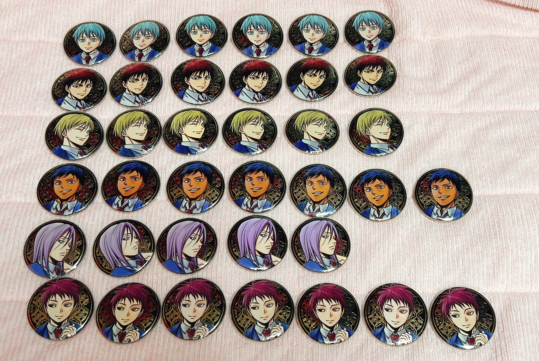 緑間真太郎 黒子のバスケ展 原画展 アルティメタル缶バッジ 【公式通販】