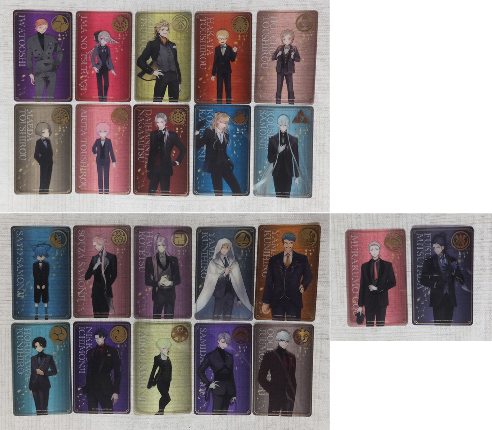 とうらぶ 本丸博 2020 ポスカ 全セット とうらぶ 本丸博 2020 ポスカ