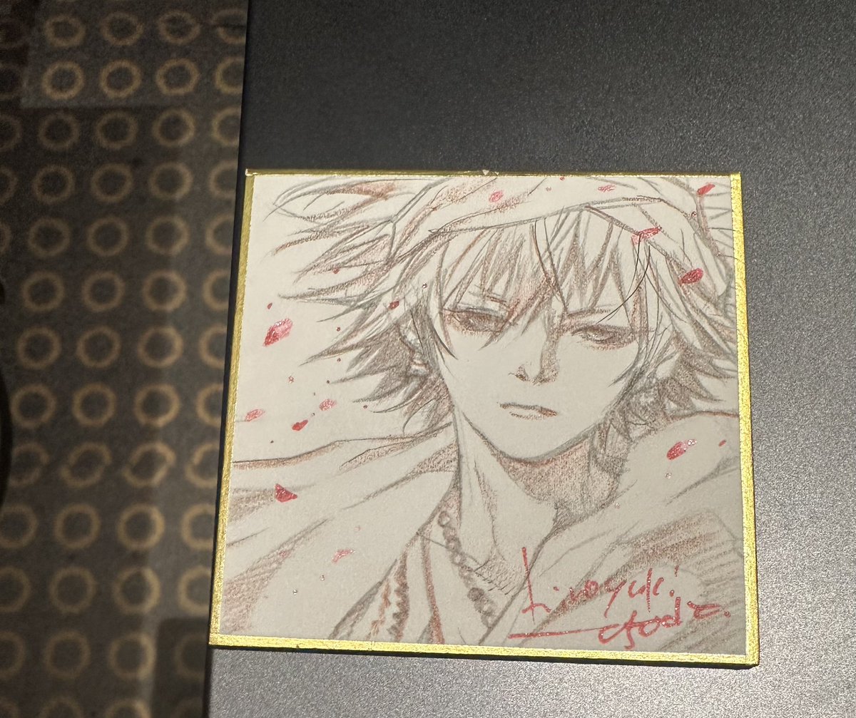 テガミバチ 浅田弘幸 直筆サイン 複製アクリル原画 ジギー・ペッパー