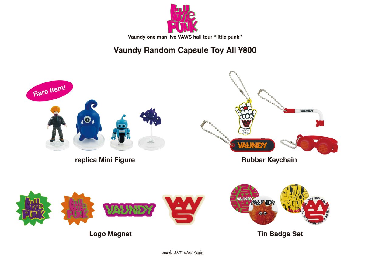 VAUNDY replica、FUSIONグッズセット Vaundy one man live ARENA tour