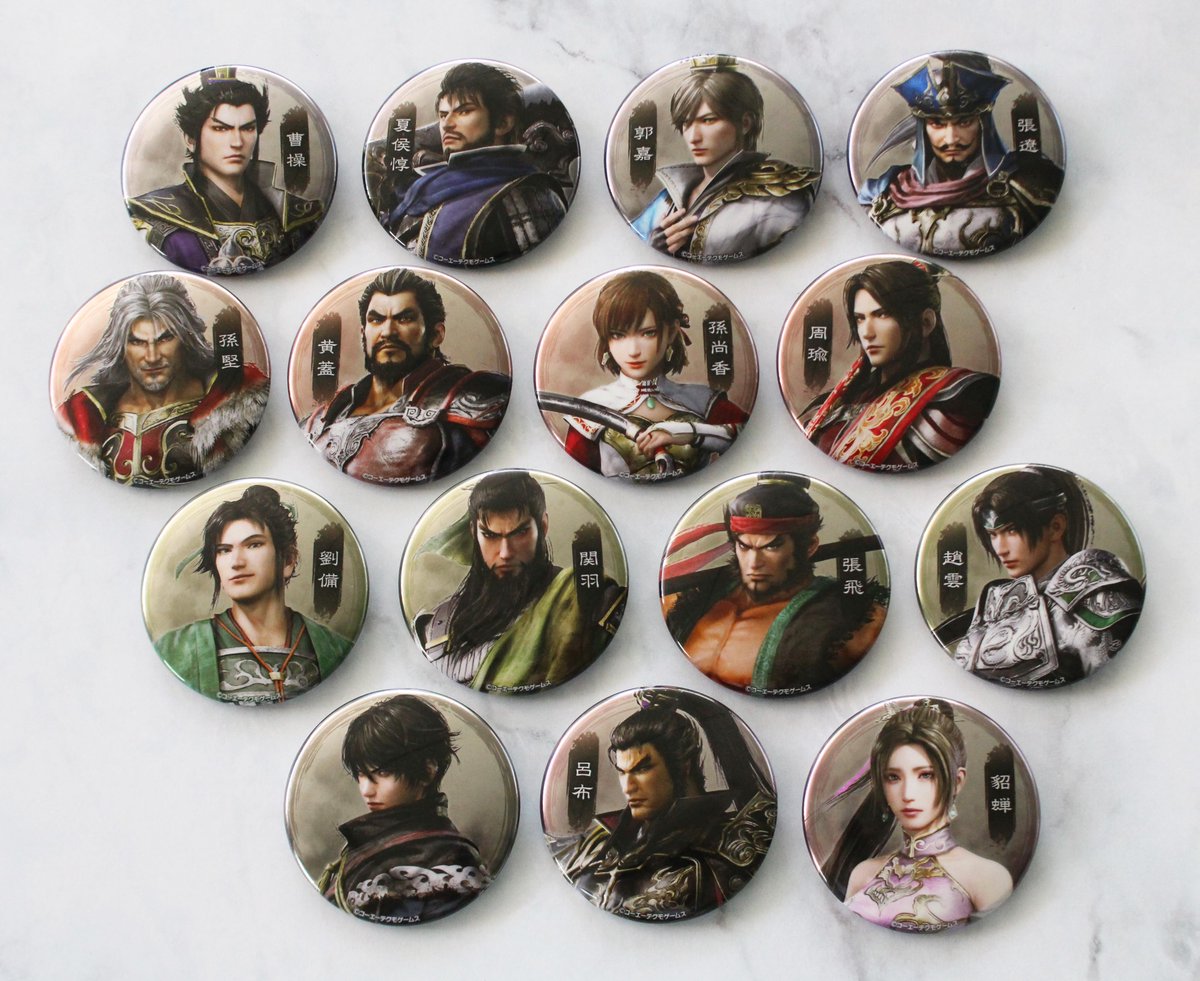 真・三國無双 ORIGINS Switch2 缶バッジ お宝倉庫 真・三國無双