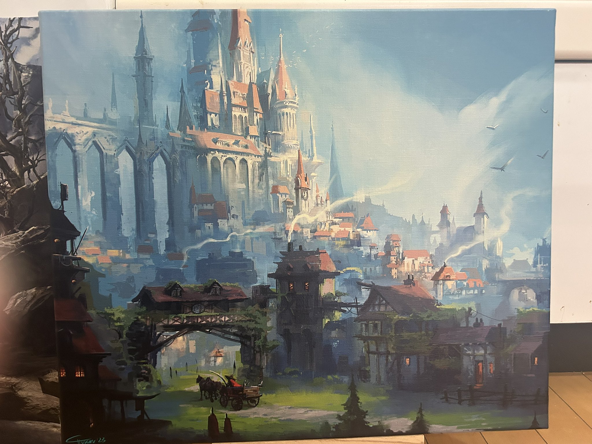 MTG】 マジック大戦祭 荒地 Wastes キャンバスアート【FF】 MTG