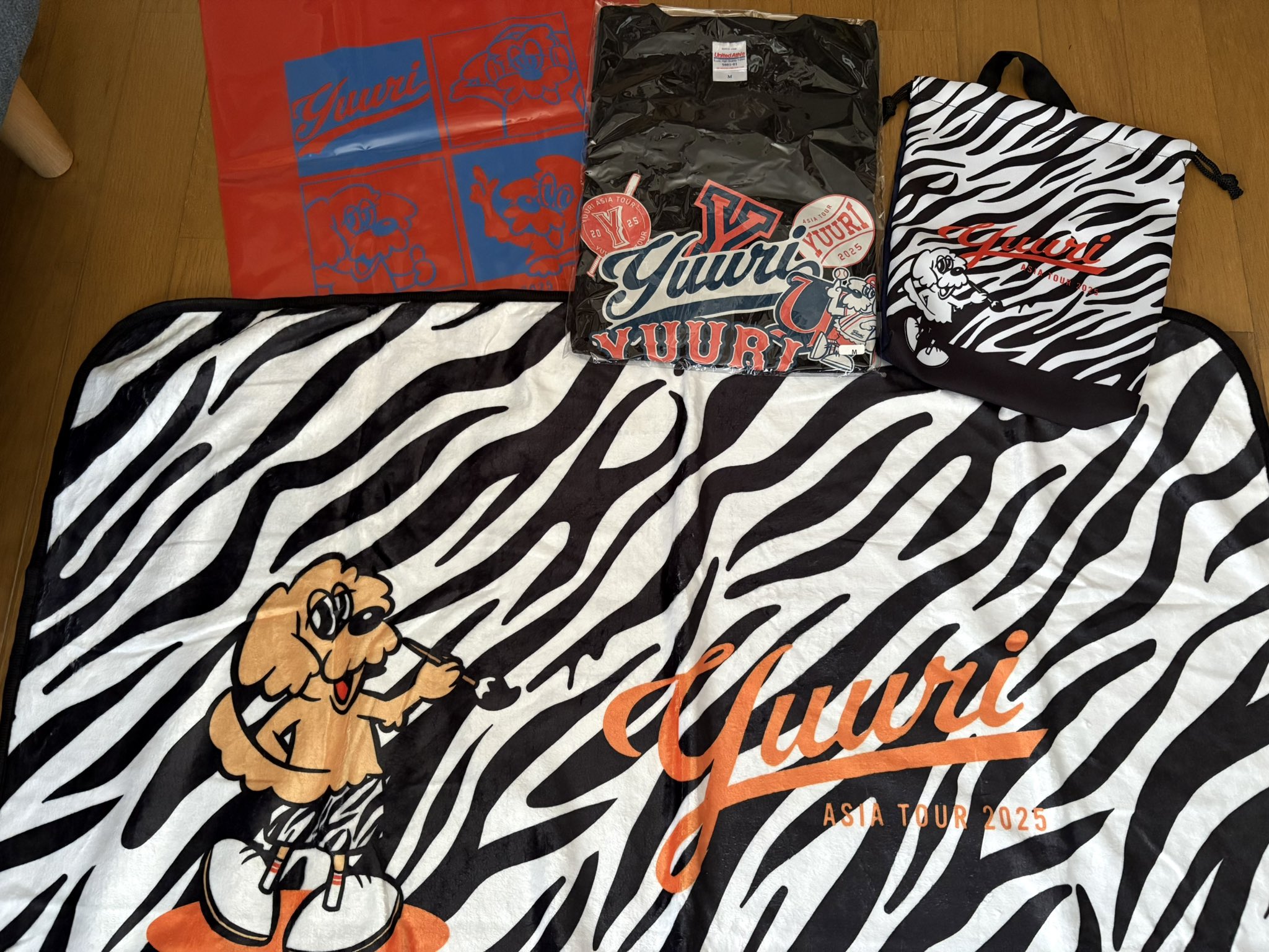 優里 ダイナミックロゴフェイスタオル タオル ライブグッズ ロゴ