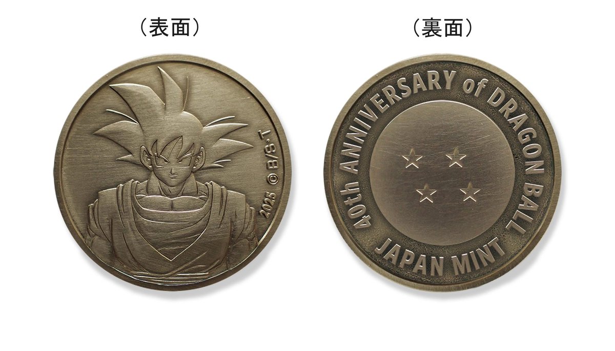 40周年記念 2025プルーフ貨幣セット ドラゴンボール