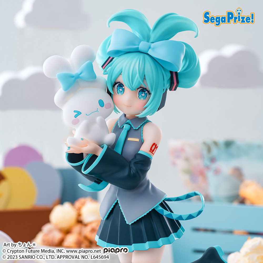 お知らせ 】 セガプライズ「初音ミク×シナモロール」コラボフィギュア