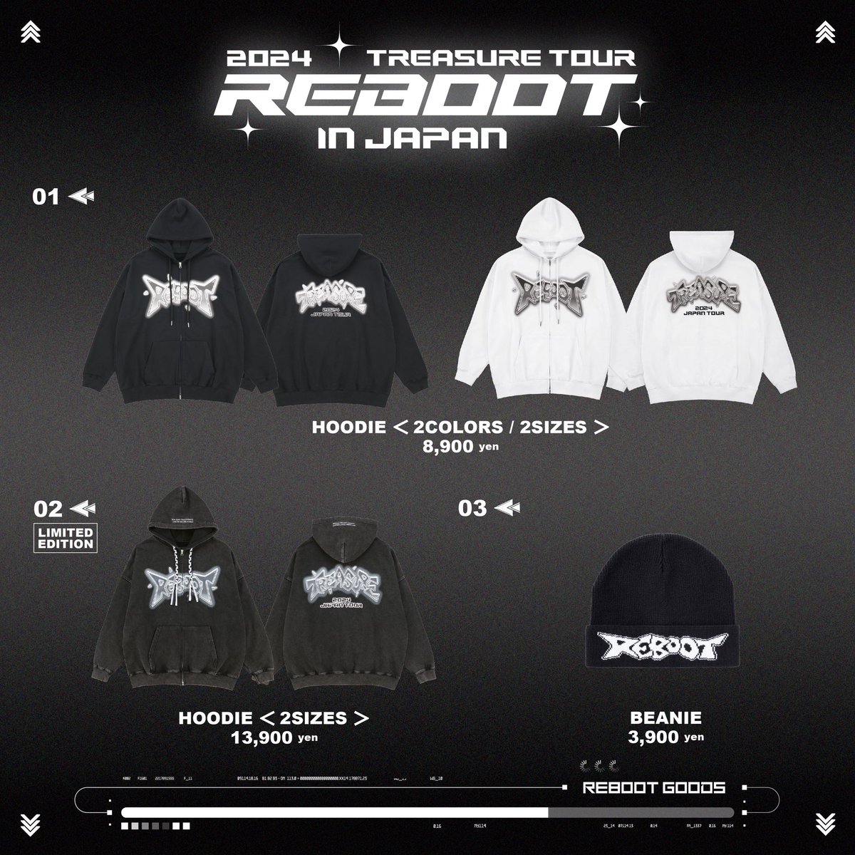 TREASURE REBOOT パーカー Lサイズ TREASURE REBOOT LIMITED EDITION