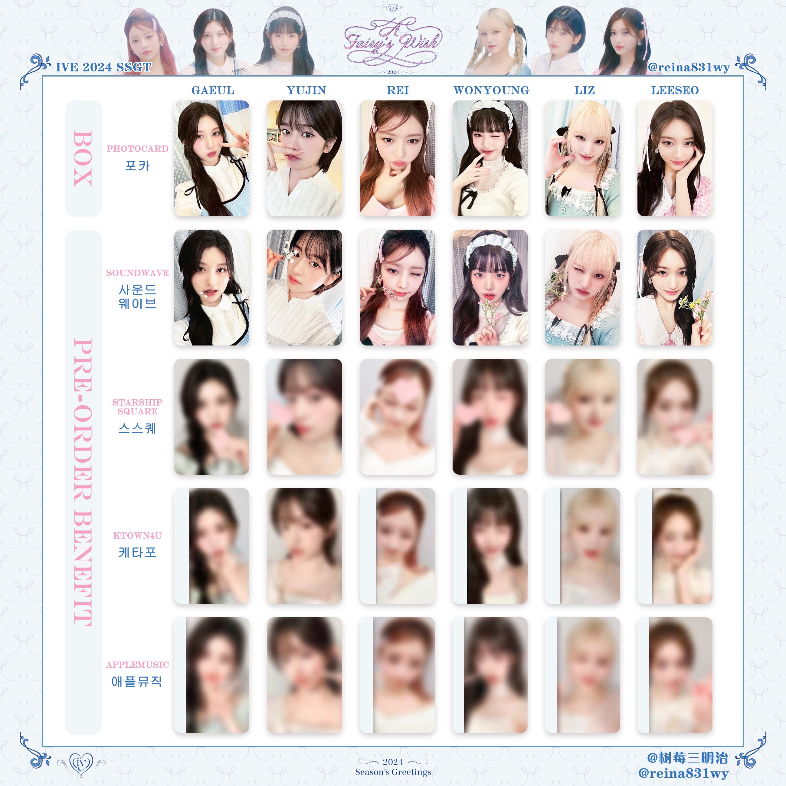 IVE シーグリ 2022 シンナラ 特典 トレカ リズ IVE 2022 シーグリ特典