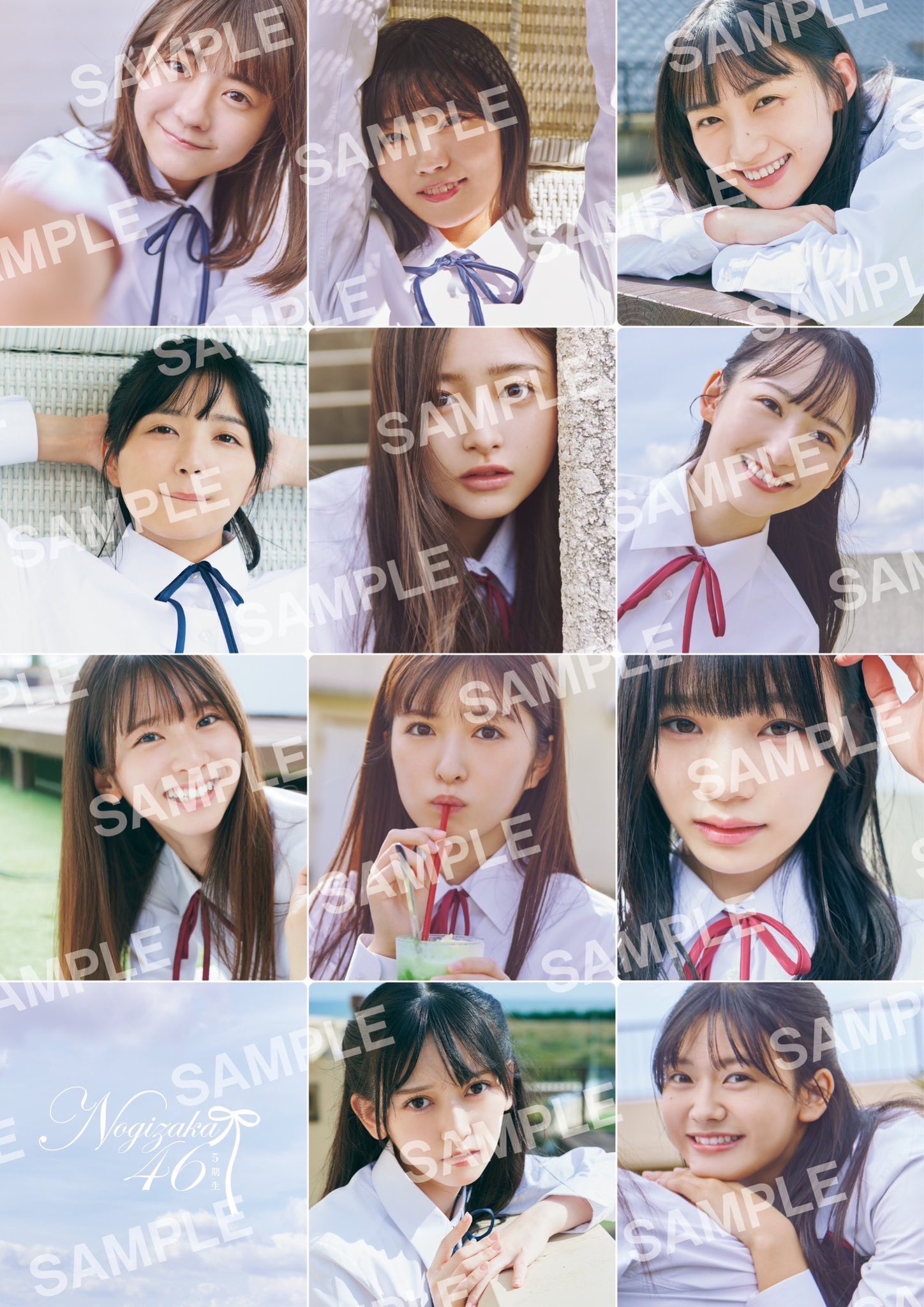 乃木坂46 5期生 一ノ瀬美空 小川彩 写真集 直筆サイン入りパネル 乃木坂46