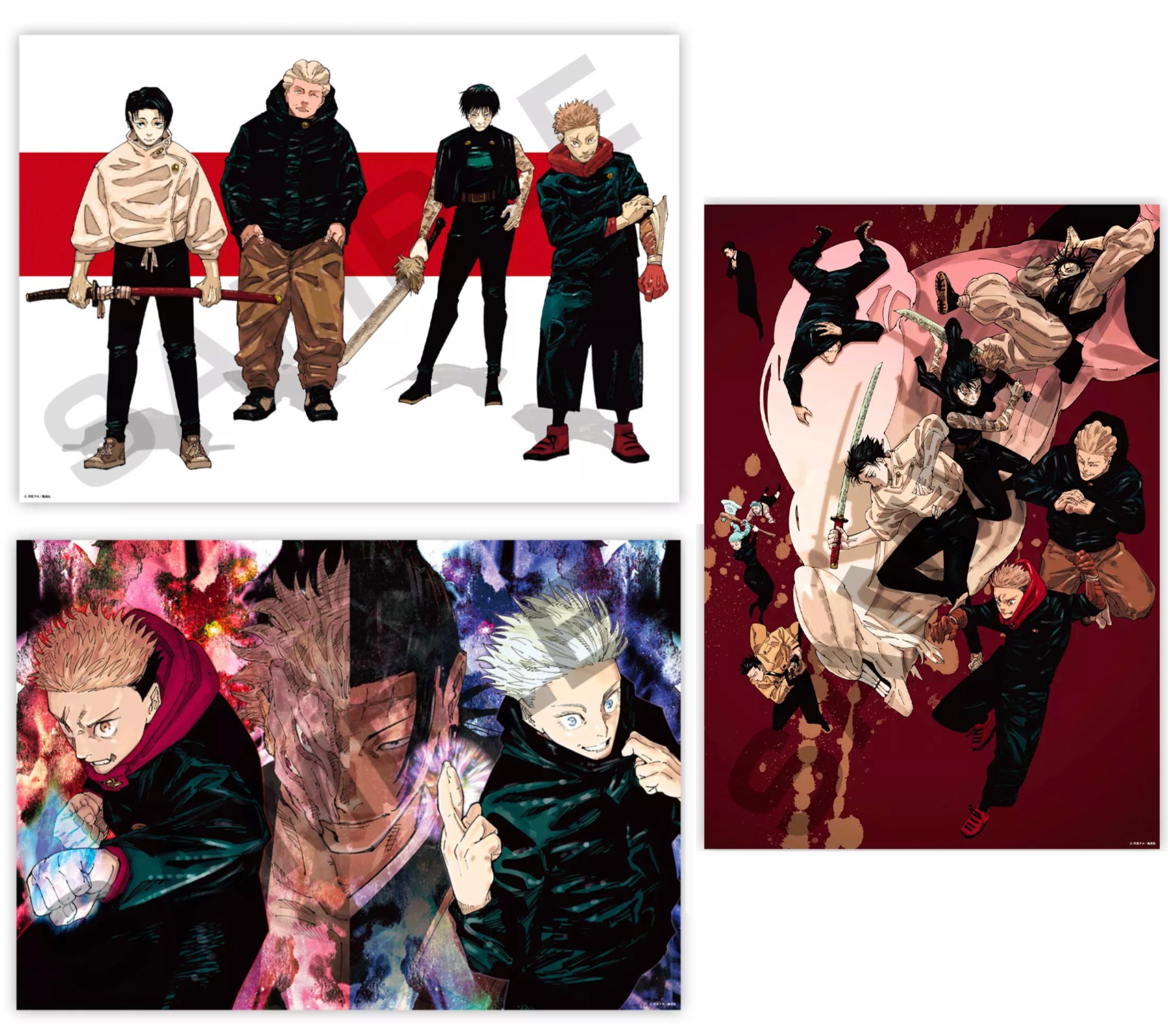 呪術廻戦 リッチポスターA3サイズ 2点セット 呪術廻戦 リッチポスター