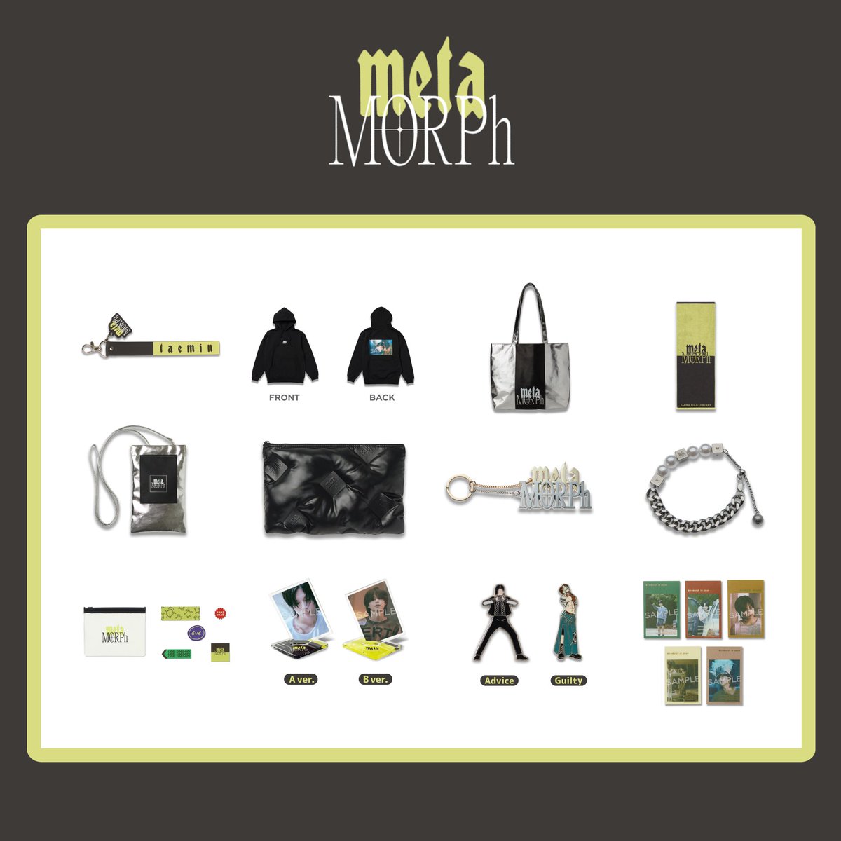 TAEMIN SOLO CONCERT : METAMORPH in Japan』グッズ再販売(受注販売)が