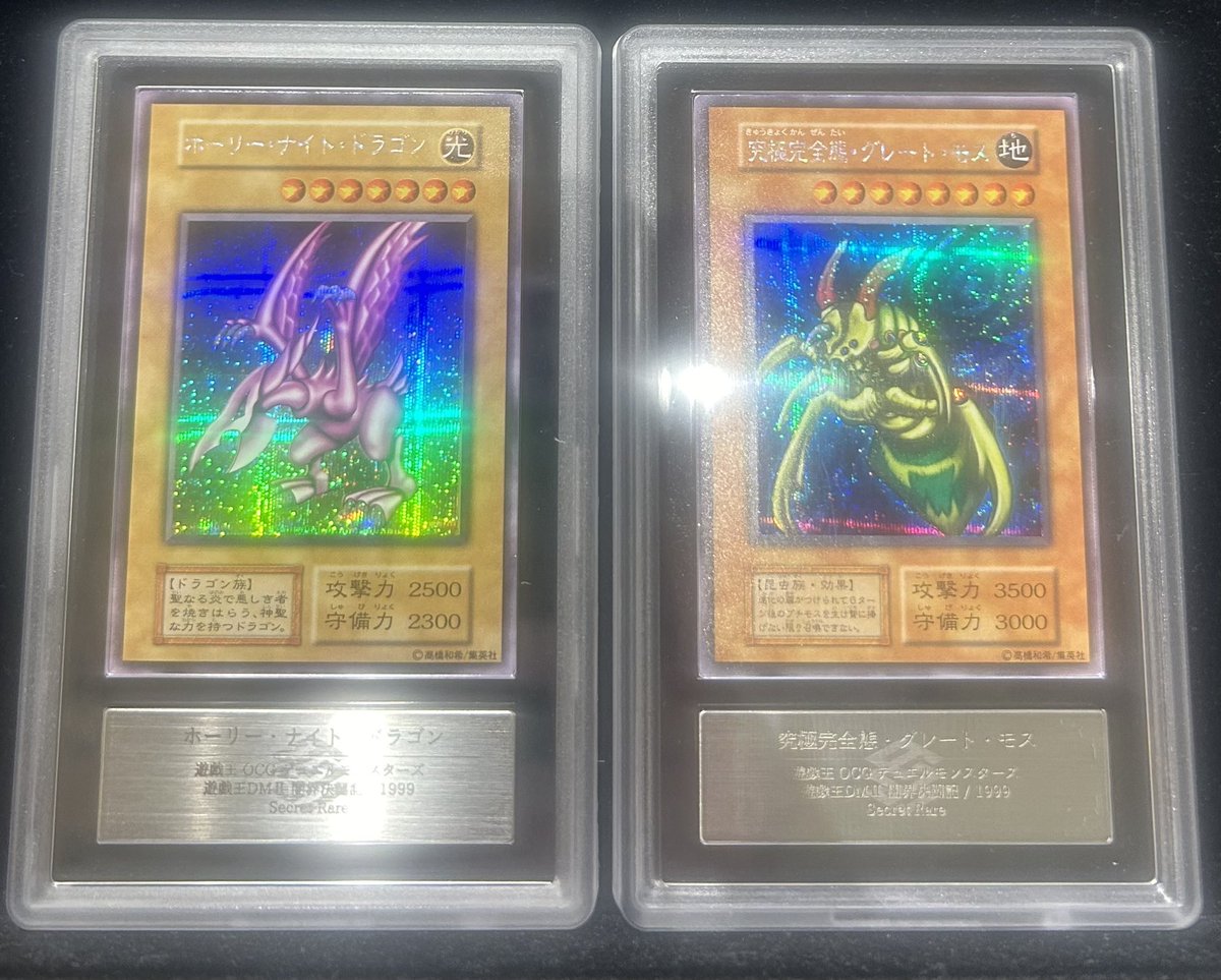 ホーリーナイトドラゴン 究極完全体グレートモス psa8 連番セット