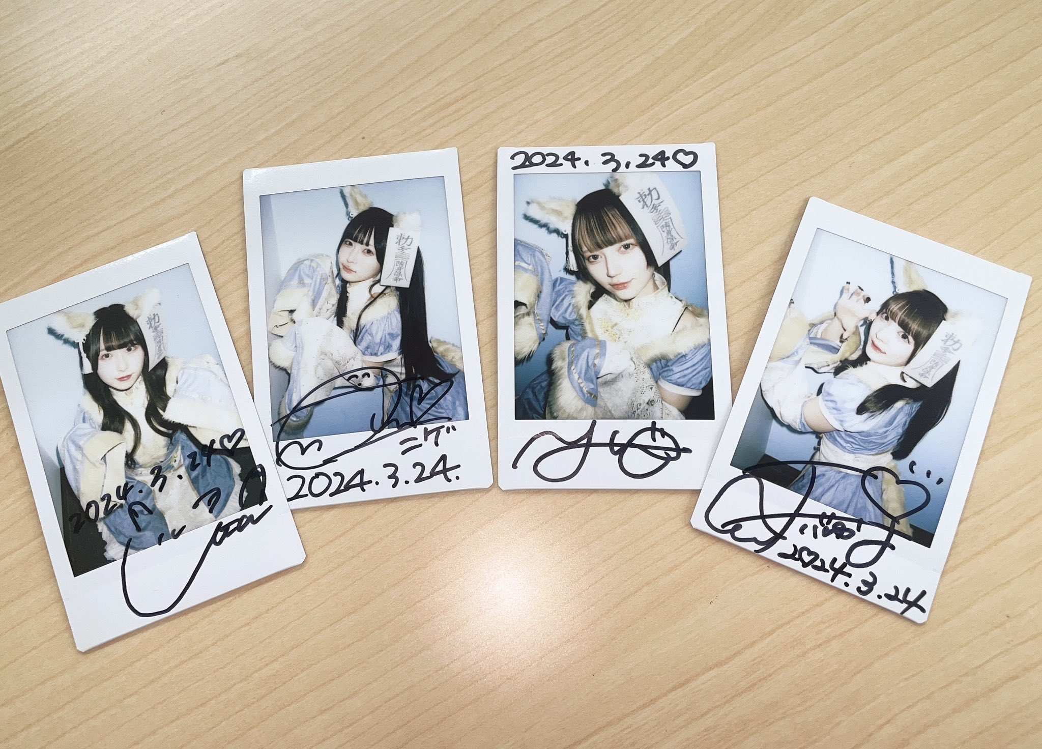 a*m様 逃げ水あむ チェキ 逃げ水あむ サイン入りチェキ