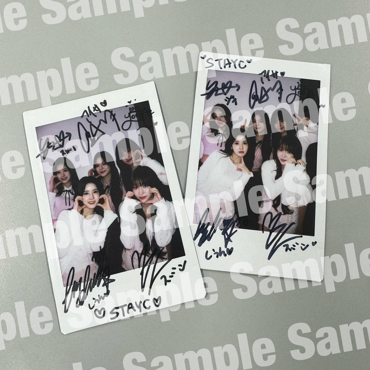 STAYC アイサ チェキ ポラロイド サインポラロイド STAYC stereotype