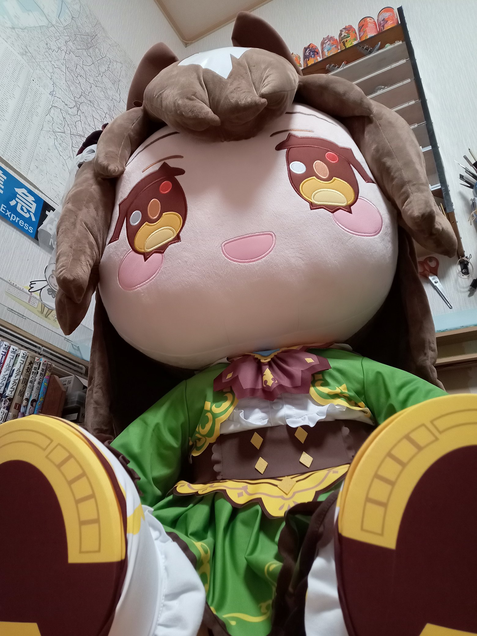 どきゅーと 超特大ぬいぐるみ ウマ娘 サトノダイヤモンド 【公式通販】