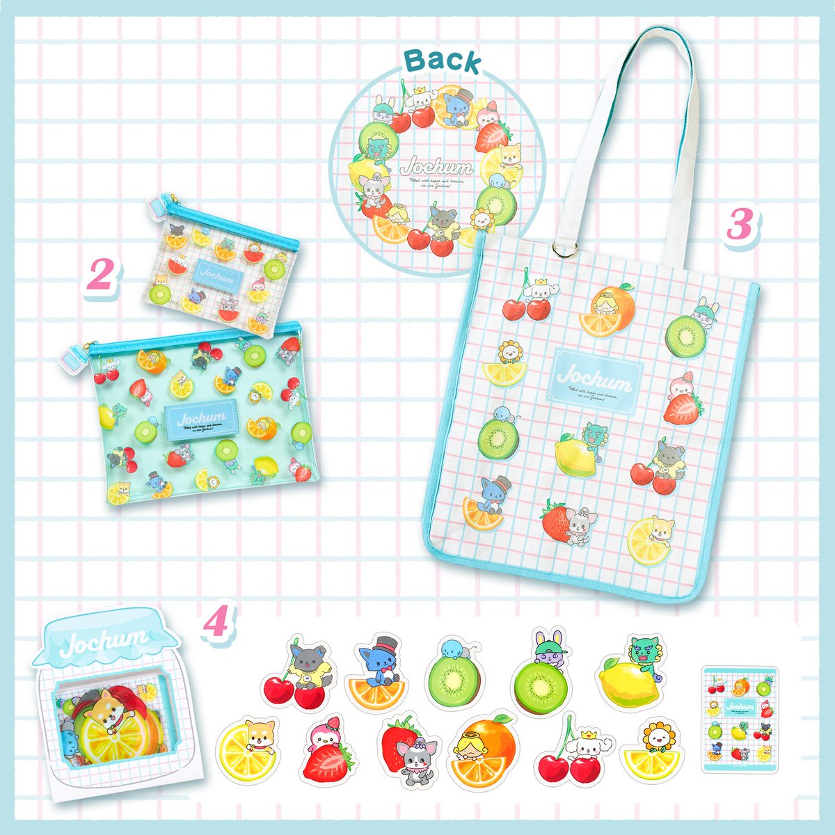 JOCHUM マスコット(フルーツデザイン) 全11種 コンプ JOCHUM