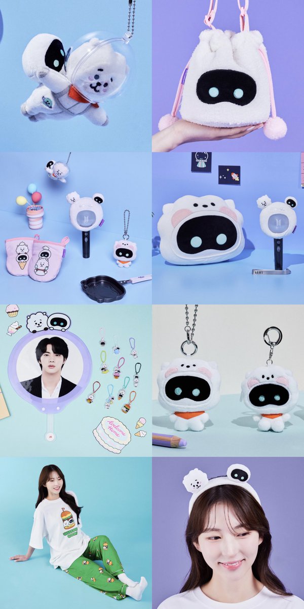 BTS Jin RJ グッズ BTS ジンのWootteoとRJのコラボグッズの