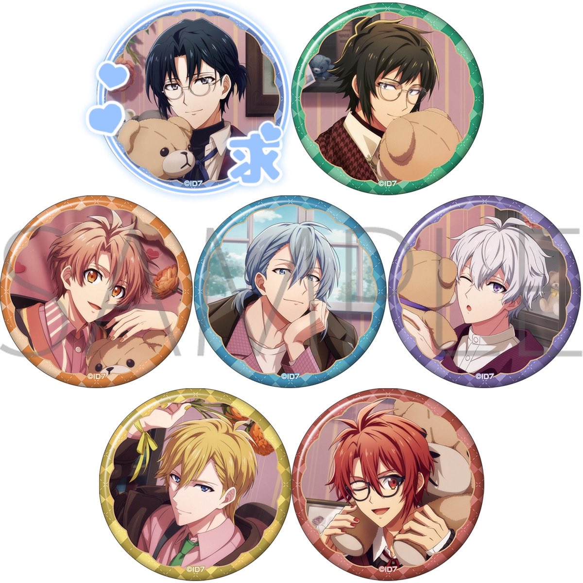 アイナナ My sweet teddy MST 缶バッジ 三月