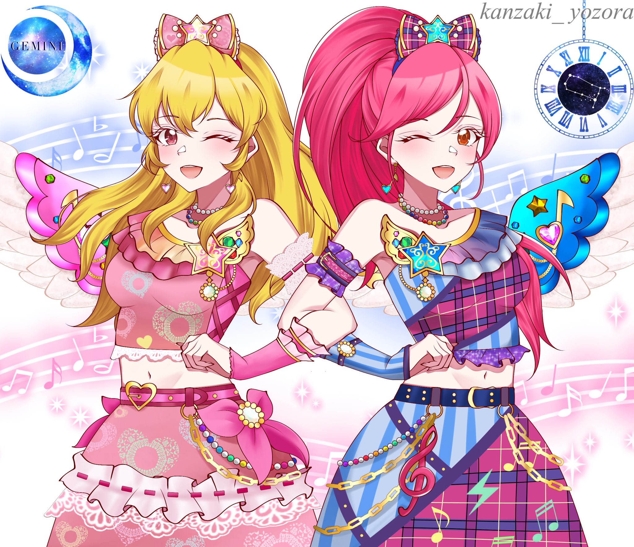 アイカツ 星宮いちご エンジェリージェミニ コーデ 3枚目セット