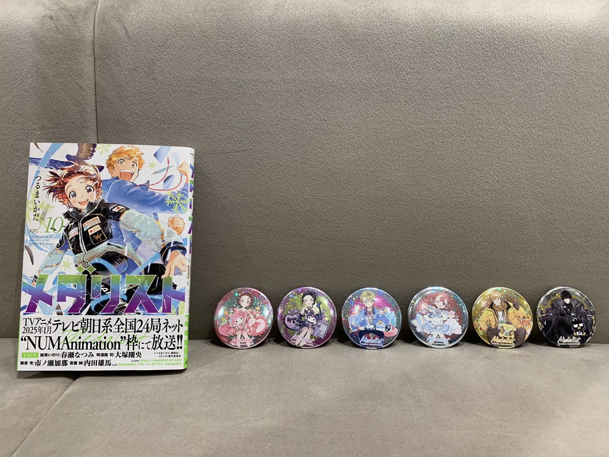 メダリストサンリオコラボ 🩵 本日から、一部のアイテムの実物をご紹介